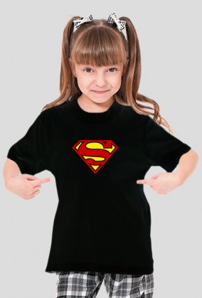 KOSZULKA SUPER GIRL DLA DZIEWCZYNKI