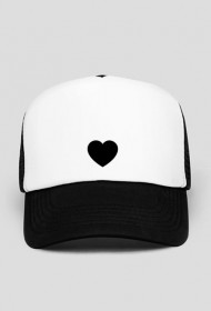 Czapka Serce Black