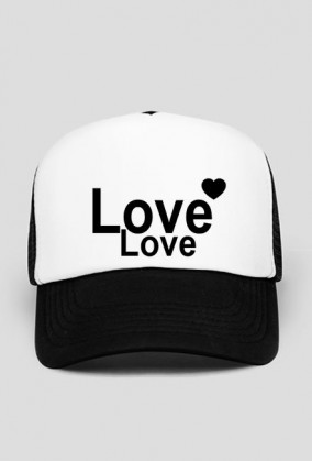Czapka LoveLove Serce Black