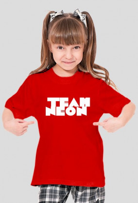 KOSZULKA DZIEWCZĘCA TEAM NEON