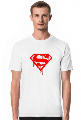 KOSZULKA SUPERMAN Z KRWAWYM SYMBOLEM