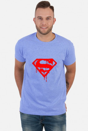 KOSZULKA SUPERMAN Z KRWAWYM SYMBOLEM