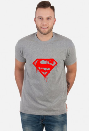 KOSZULKA SUPERMAN Z KRWAWYM SYMBOLEM