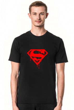 KOSZULKA SUPERMAN Z KRWAWYM SYMBOLEM