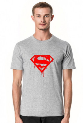 KOSZULKA SUPERMAN Z KRWAWYM SYMBOLEM