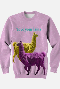 Bluza z lamami