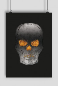 Plakat Fire Skull