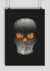 Plakat Fire Skull