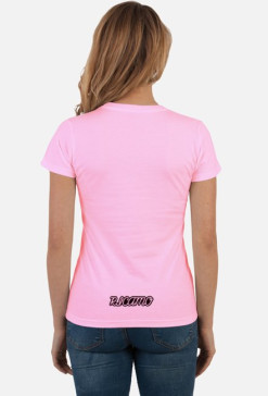 T-shirt Ricamo Walentynki | Różowy
