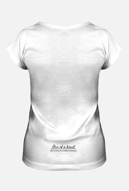 "Meduzy" - damski t-shirt (white)