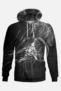 "Meduzy" - bluza męska (black)