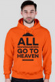 ALL SNOWBOARDERS GO TO HEAVEN - Bluza męska z kapturem
