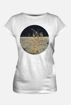 "Soft in flowers" - damski t-shirt