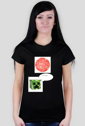 Koszulka Creeperek & Lionek Podcast Official Merch x Mini salami (dla bab)