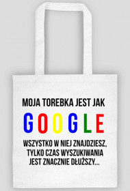 torba ze śmiesznym napisem