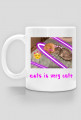 Cats is very cute kubek