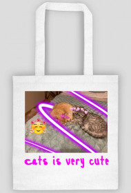 Cats is very cute torba