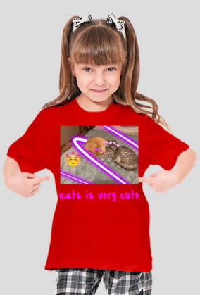 Cats is very cute koszulka dziecięca
