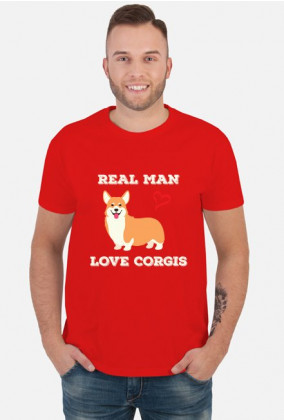 Prawdziwy facet kocha Welsh Corgi