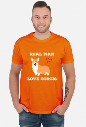 Prawdziwy facet kocha Welsh Corgi