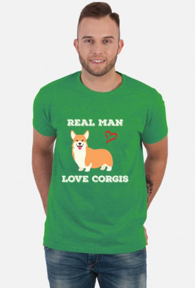 Prawdziwy facet kocha Welsh Corgi