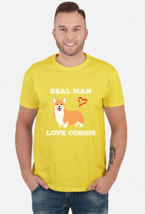 Prawdziwy facet kocha Welsh Corgi