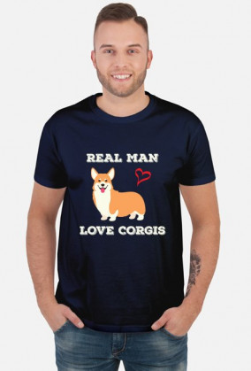Prawdziwy facet kocha Welsh Corgi