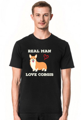 Prawdziwy facet kocha Welsh Corgi