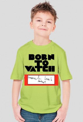 Koszulka Born to watch Creeperek & Lionek Podcast