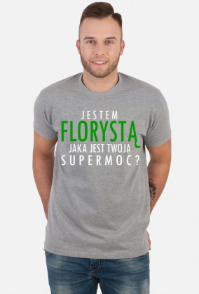 Jestem Florystą - biały napis