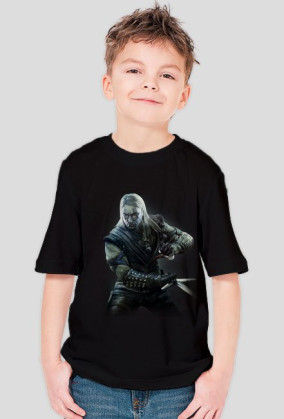 Koszulka THE WITCHER Z BOHATEREM - GERALT