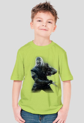 Koszulka THE WITCHER Z BOHATEREM - GERALT