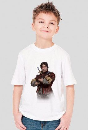 Koszulka THE WITCHER Z BOHATEREM - ESKEL