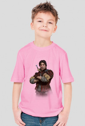Koszulka THE WITCHER Z BOHATEREM - ESKEL