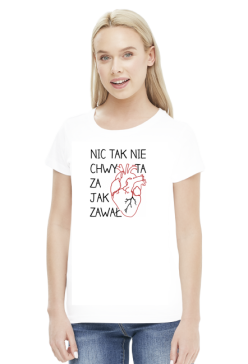 Zawal serca - koszulka damska