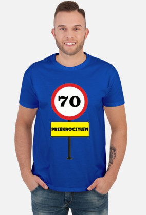 KOSZULKA NA 70-te URODZINY