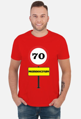 KOSZULKA NA 70-te URODZINY