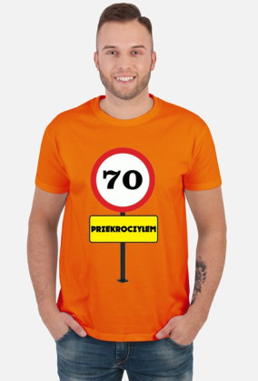 KOSZULKA NA 70-te URODZINY