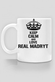 kubek KEEP CALM AND LOVE REAL MADRYT