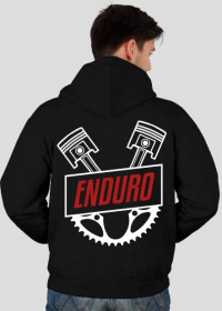 Czarna zapinana bluza Enduro