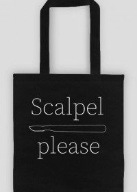Scalpel please bag WHITE