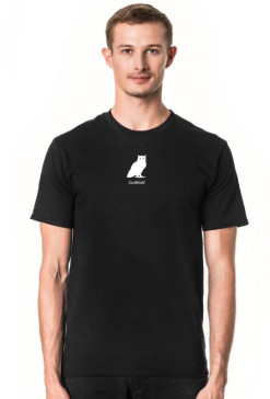 OwlWorld T-Shirt Męski Czarny