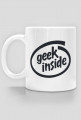Kubek czyli dobry pomysł na śmieszny i tani prezent dla informatyka, programisty, geeka, nerda - Geek Inside przeróbka Intel inside