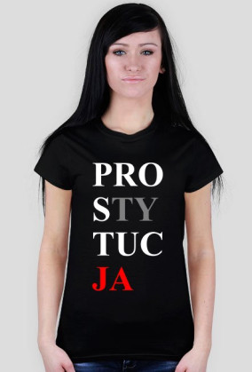 Koszulka Pro-sty-tuc-ja damska