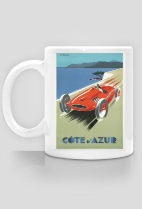 Red Car Vintage Cup