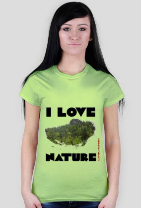 Koszulka I love nature