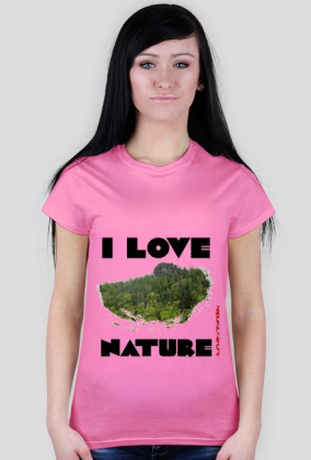Koszulka I love nature