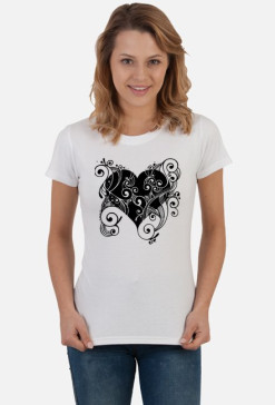Koszulka Damska Black Heart