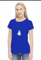 T-shirt damski - Jednorożec na huśtawce