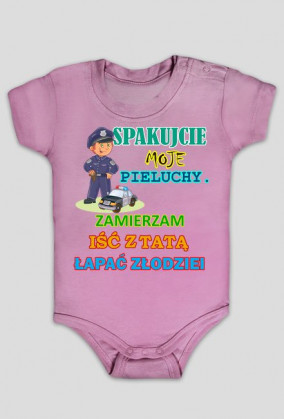 Spakujcie moje pieluchy. Policjant